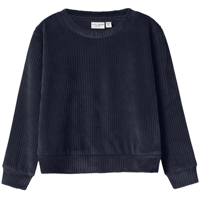 Name It Navy Blazer Nmfveloa Ls Velvet Short Top