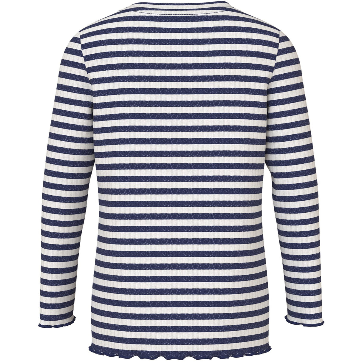 Name It Cloud Dancer Beacon Blue Stripe Nmfvemma Glitter Ls Slim Top