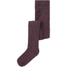 Name It Burgundy Lurex Silver Nmfrosie Pantyhose