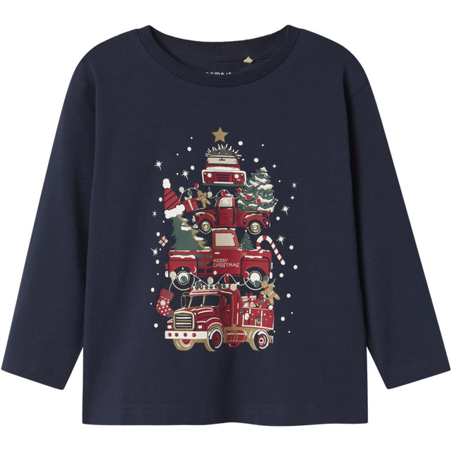 Name It Navy Blazer Nmmrejulli Nreg Ls Top Box