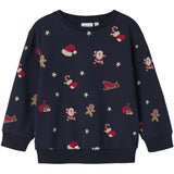 Name It Navy Blazer Nmnrohom Ls Nreg Sweat Bru