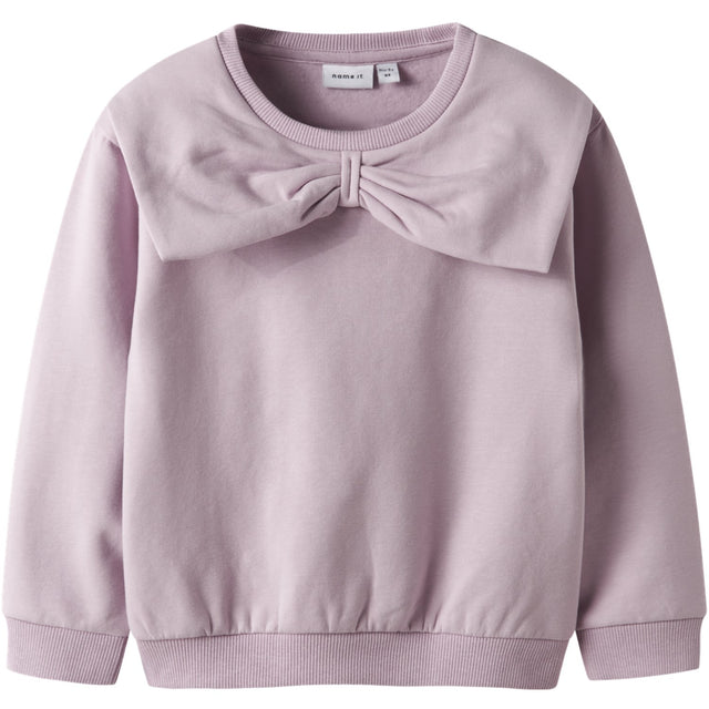 Name It Keepsake Lilac Nmfsovea Ls Nreg Sweat Bru