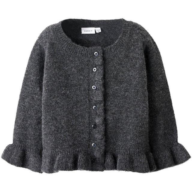 Name It Dark Grey Melange Nmfsupia Ls Knit Card