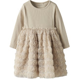 Name It Cement Nmfsykia Tulle Ls Dress