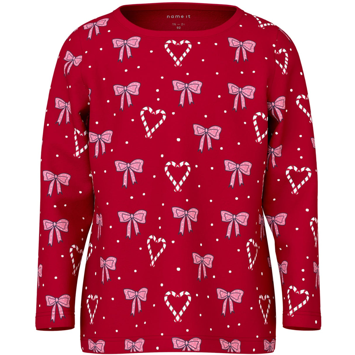 Name It Jester Red Nmfri Ls Top