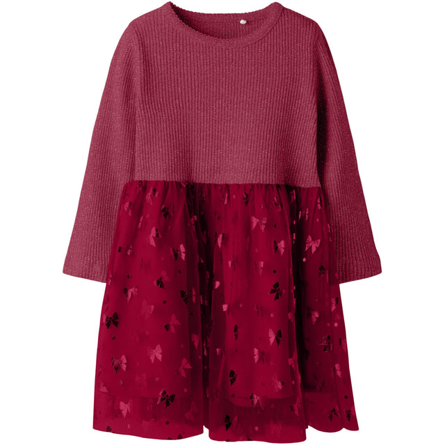 Name It Jester Red Nmfrosally Ls Dress
