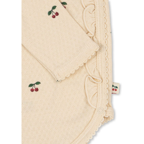 Konges Sløjd Cherry Sui Newborn Flæse Body GOTS