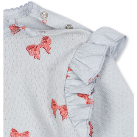 Konges Sløjd Rosia Blue Bow Sui Flæse Body GOTS