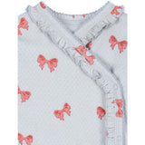 Konges Sløjd Rosia Blue Bow Sui Newborn Flæse Body GOTS