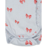 Konges Sløjd Rosia Blue Bow Sui Newborn Flæse Body GOTS