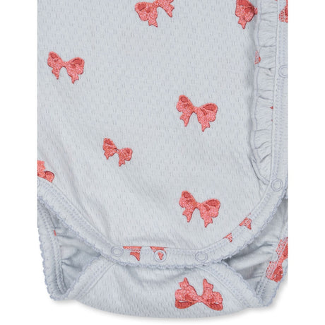 Konges Sløjd Rosia Blue Bow Sui Newborn Flæse Body GOTS