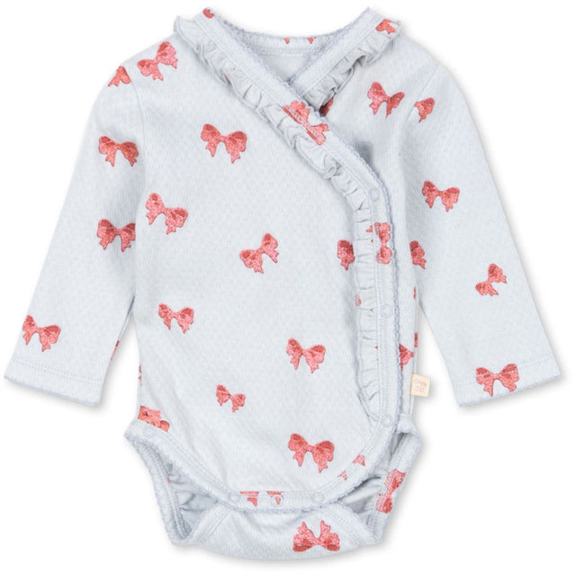 Konges Sløjd Rosia Blue Bow Sui Newborn Flæse Body GOTS