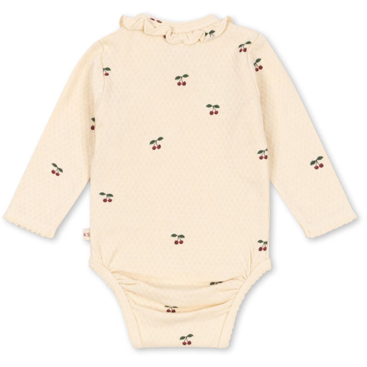 Konges Sløjd Cherry Sui Newborn Flæse Body GOTS