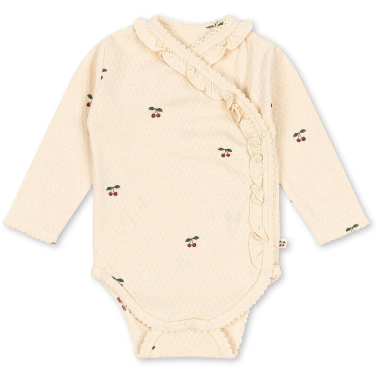 Konges Sløjd Cherry Sui Newborn Flæse Body GOTS