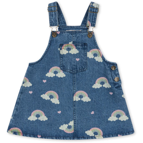 Konges Sløjd Rainbow Magot Overall Kjole Denim GOTS