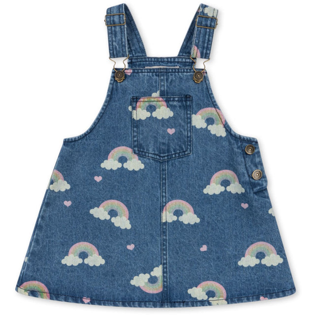 Konges Sløjd Rainbow Magot Overall Kjole Denim GOTS