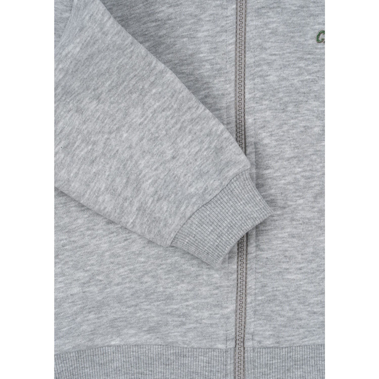 Konges Sløjd Grey Melange Lou Sweat Zip Hætte Ocs