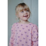 Konges Sløjd Hortensia Coeur Drey Slit Bluse GOTS