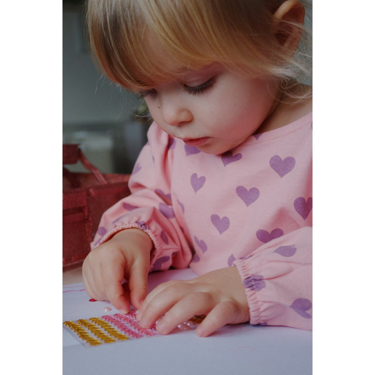 Konges Sløjd Hortensia Coeur Drey Slit Bluse GOTS