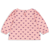 Konges Sløjd Hortensia Coeur Drey Slit Bluse GOTS