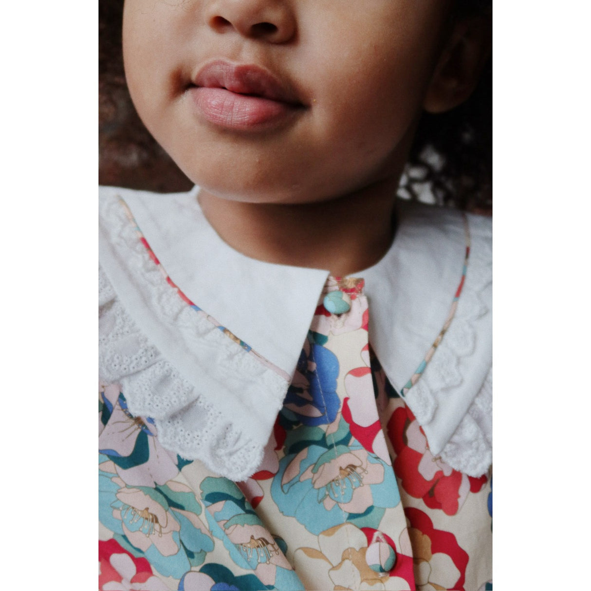 Konges Sløjd La Rosa Coeur Krave Kjole GOTS