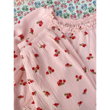 Konges Sløjd Rosa Pink Chleo Bluse GOTS