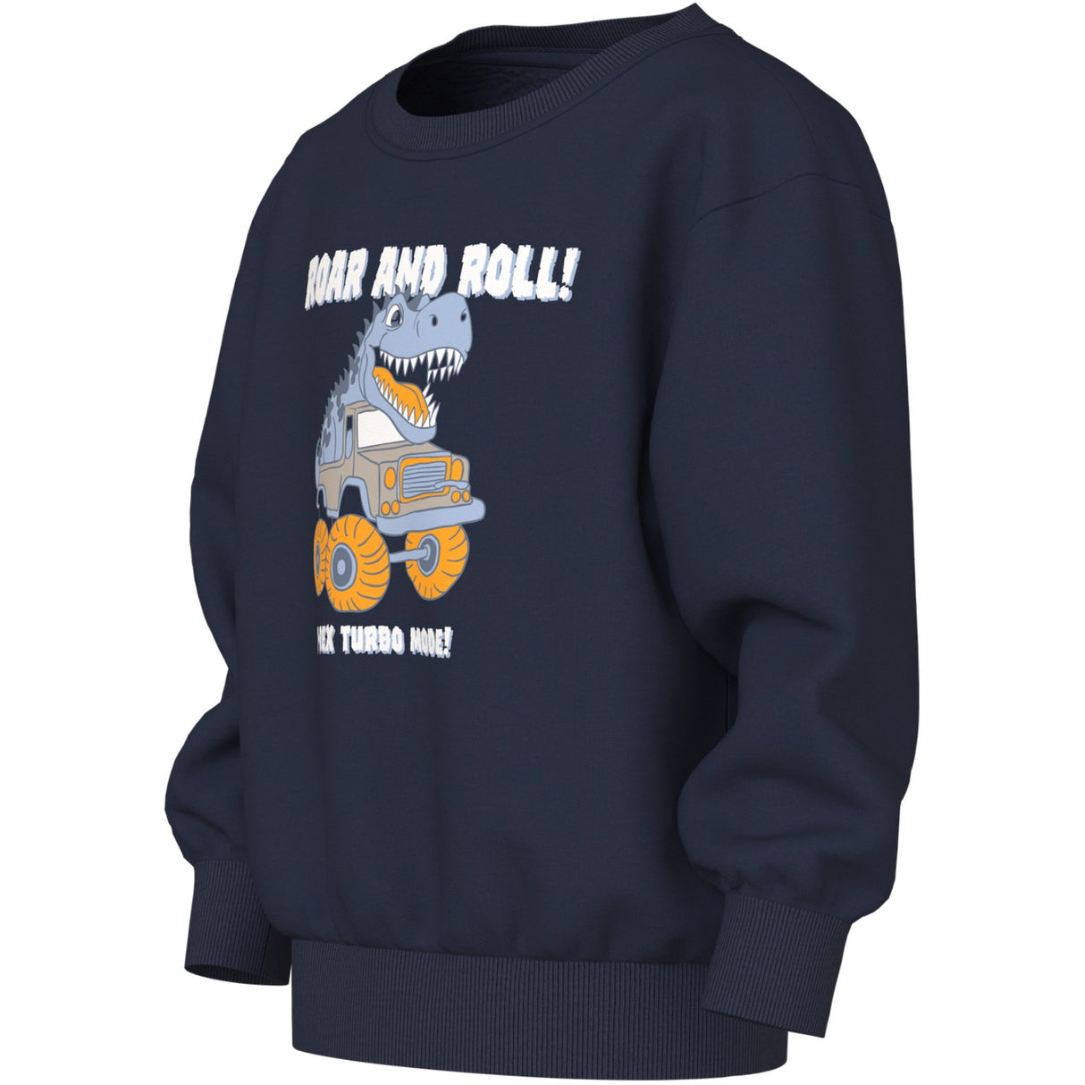 Name It Navy Blazer Dino Car Nmmvildar Ls Nreg Sweat Bru