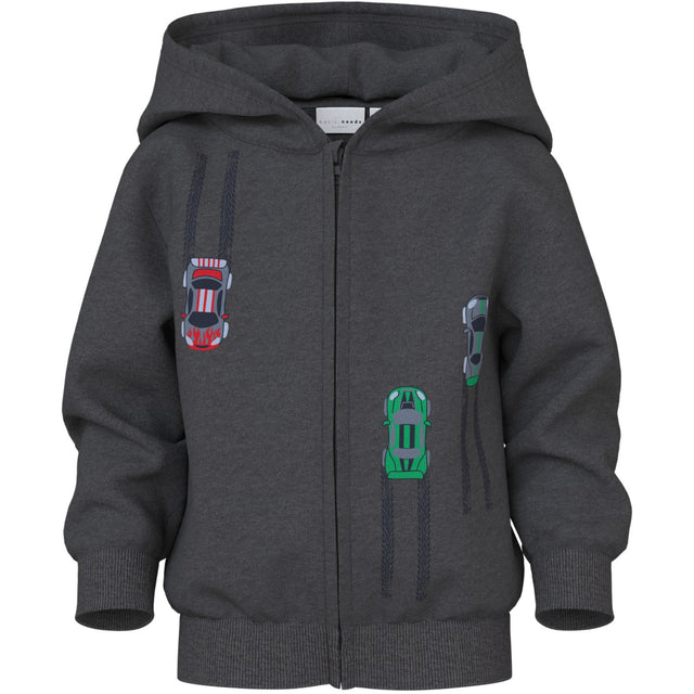 Name It Dark Grey Melange Cars Nmmvoltinus Nreg Sweat Card Wh Bru