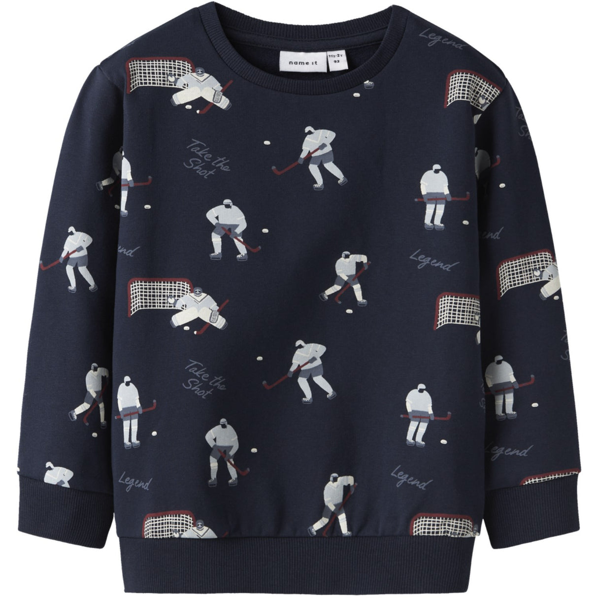 Name It Navy Blazer Nmmsofus Ls Nreg Sweat Bru