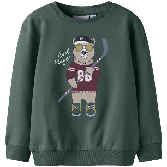 Name It Bistro Green Nmmsaxo Ls Nreg Sweat Bru Box