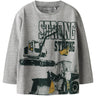 Name It Grey Melange Nmmsennet Ls Nreg Top