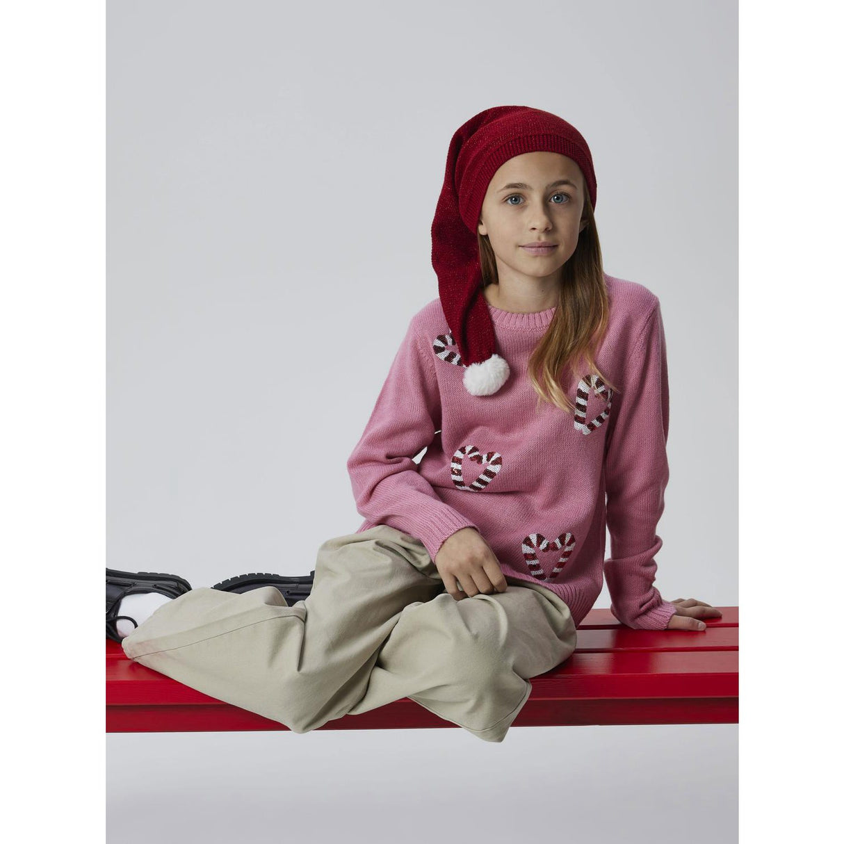 Name It Jester Red W. Red Lurex Nknrinjaha Nissehue