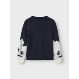 Name It Navy Blazer Nknrebo Ls Strik Box