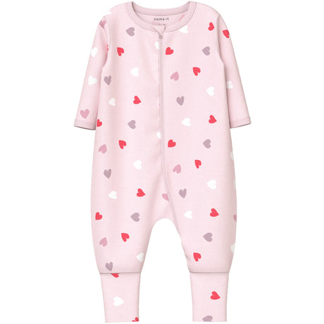 Name It Carinaria Nbfnightsuit 2P Zip Ff Car. Heart Noos