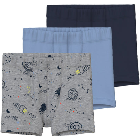 Name It Grey Melange Nmmtights 3P Grey Space Noos