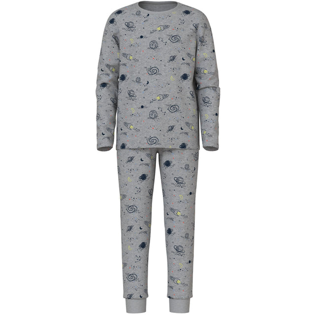 Name It Grey Melange Nkmnightset Grey Space Noos