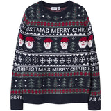 Name It Dark Sapphire Nknrastokka Ls Strik