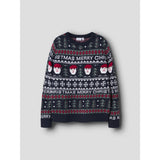 Name It Dark Sapphire Nknrastokka Ls Strik