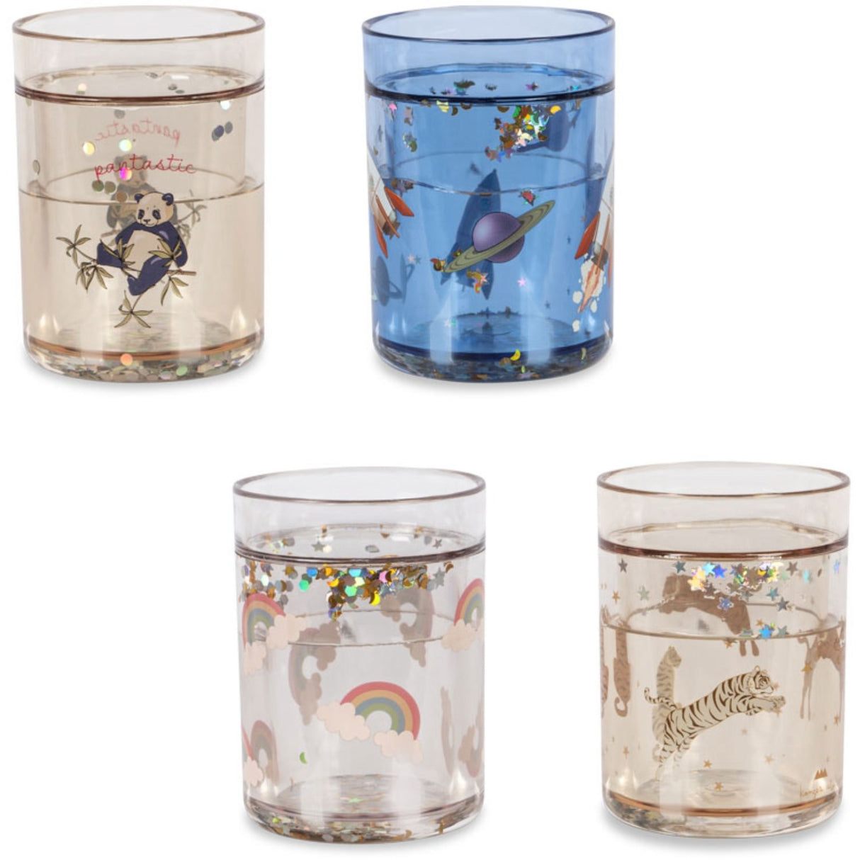 Konges Sløjd Multi 4 Pak Glitter Kopper