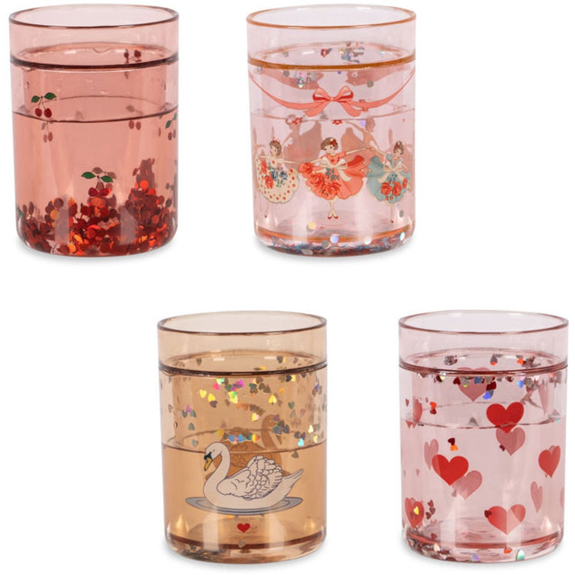 Konges Sløjd Rose Multi 4 Pak Glitter Kopper