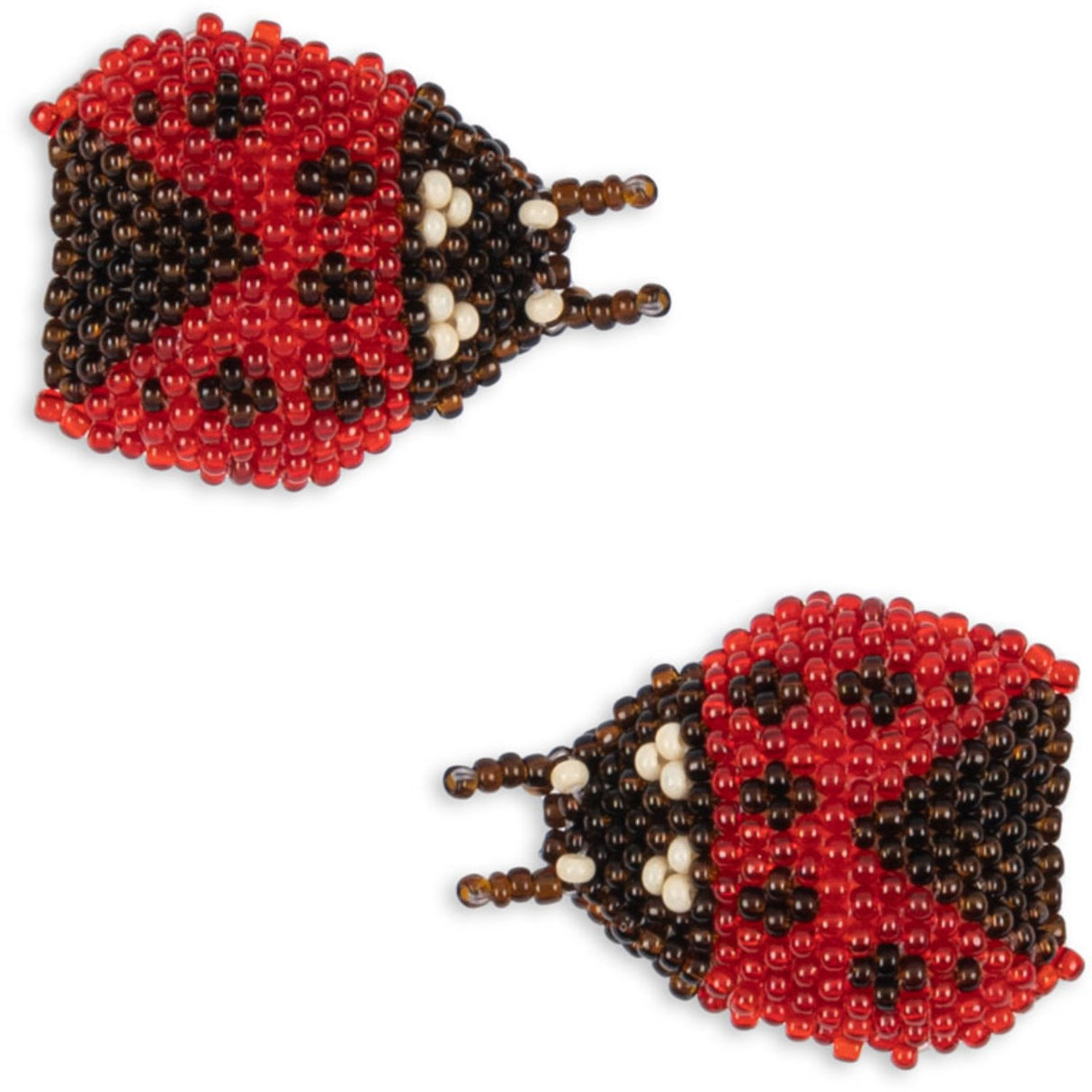 Konges Sløjd Ladybug 2 Pak Ladybug Beaded Hårspænder