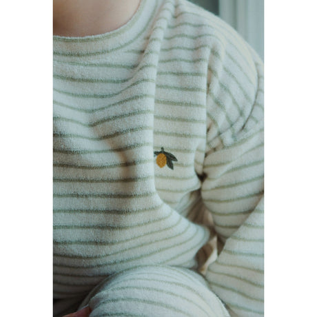 Konges Sløjd Tea Stripe Itty Sweatshirt GOTS