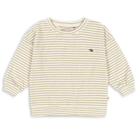 Konges Sløjd Tea Stripe Itty Sweatshirt GOTS