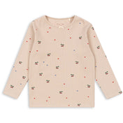 Konges Sløjd Cherry Coeur Blush Ella Ls Tee GOTS