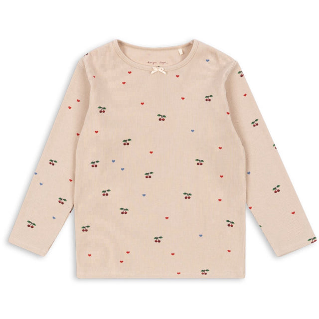 Konges Sløjd Cherry Coeur Blush Ella Ls Tee GOTS