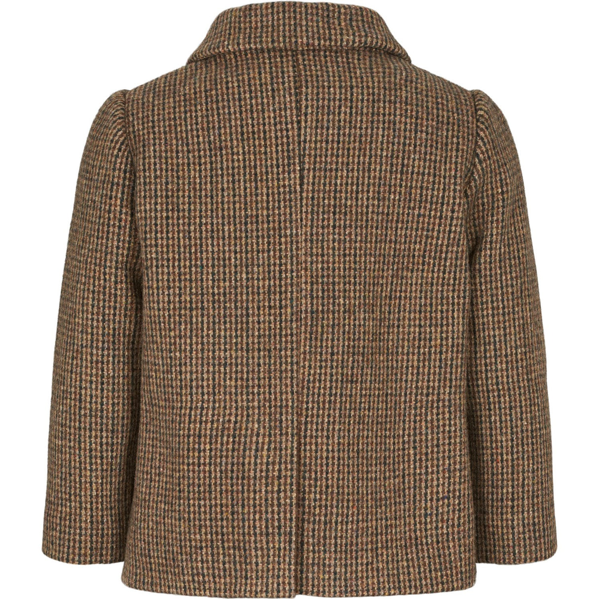 MarMar Wool Check Earthy Check Oval Jakke
