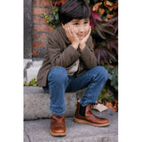 MarMar Wool Check Earthy Check Oval Jakke