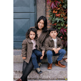 MarMar Wool Check Earthy Check Oval Jakke