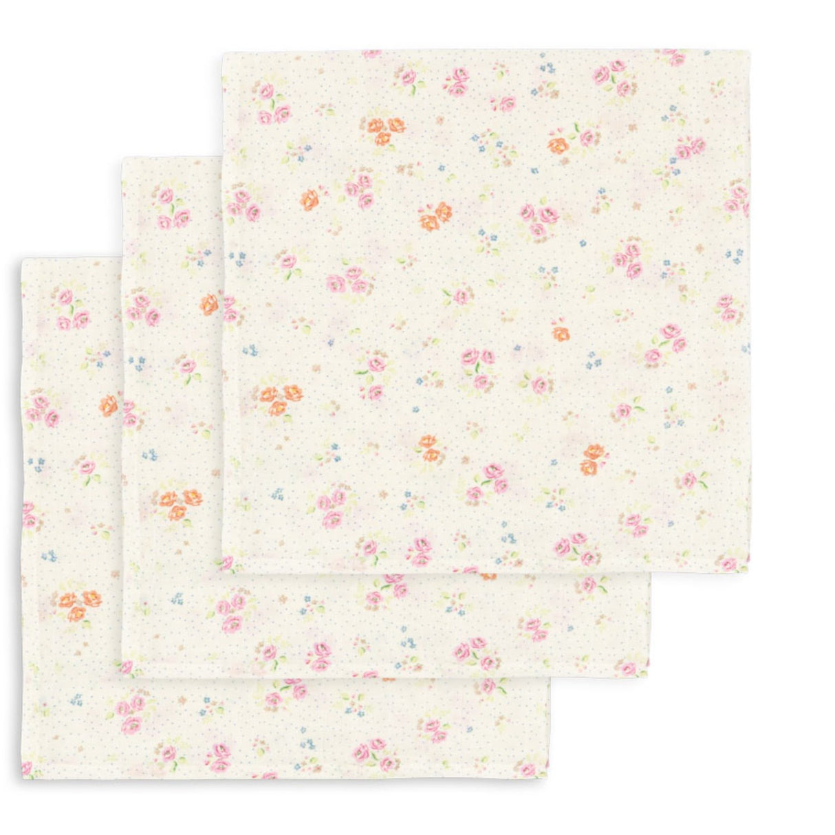 Konges Sløjd Nonoka 3 Pak Muslin Cloth GOTS