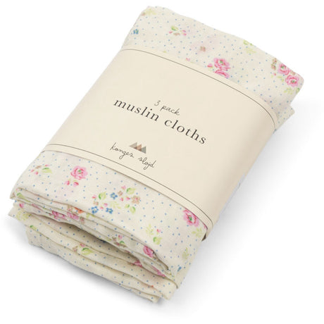 Konges Sløjd Nonoka 3 Pak Muslin Cloth GOTS